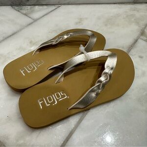 NWOT Size 11 Toddler Girl Flojos Flip Flop Sandals